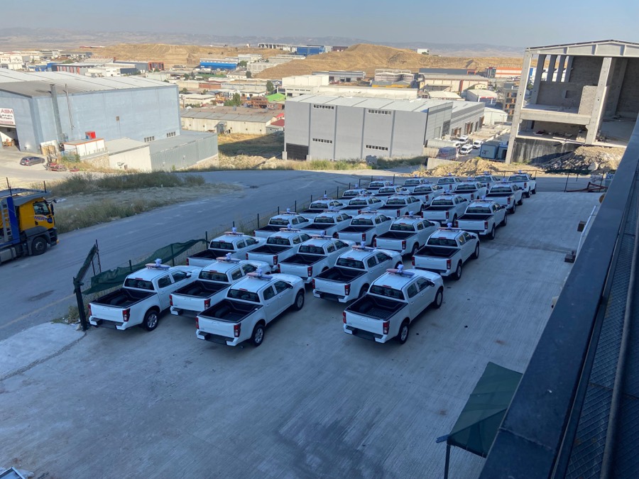 ARAT Corporation — Araç filosu — üstten görünüm