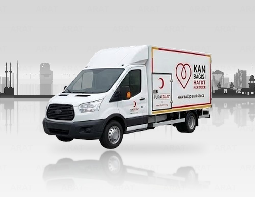 ARAT blood transport vehicle — healthcare logistics